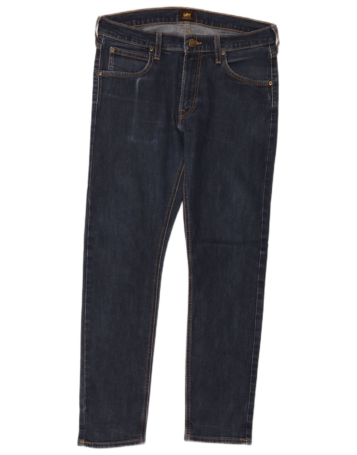 Lee Vaqueros ajustados Luke para hombre W32 L32 Algodón azul marino