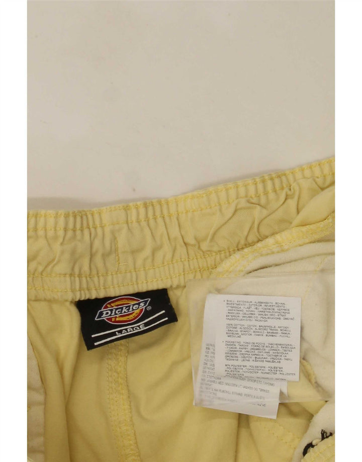 Dickies Pantalones Cortos Cargo Para Hombre Grande W34 Algodón Amarillo