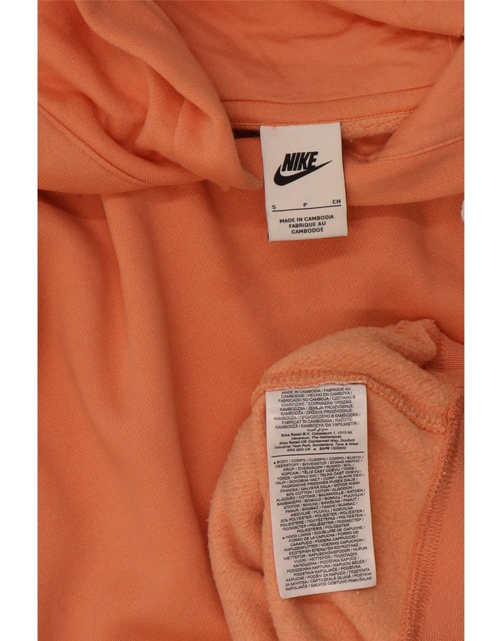 Nike Hombre Sudadera con Capucha Jumper Small Naranja Algodón