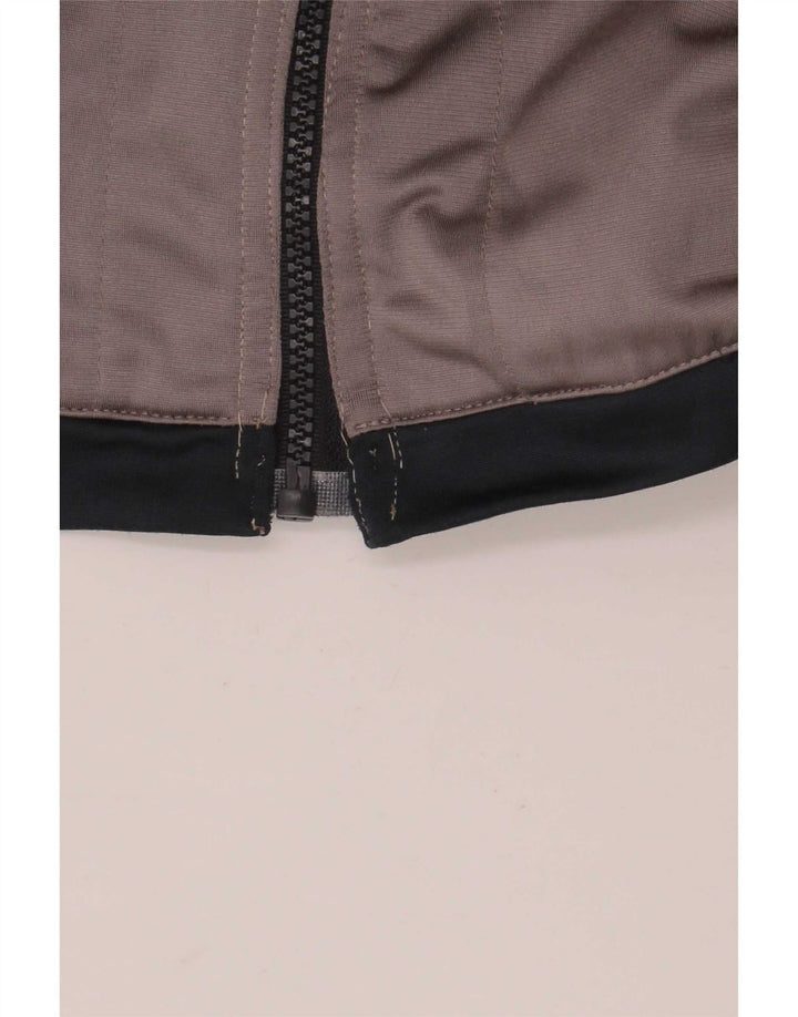 Diadora Chaqueta de chándal para hombre ES 48 2XL Gris Colorblock Poliéster