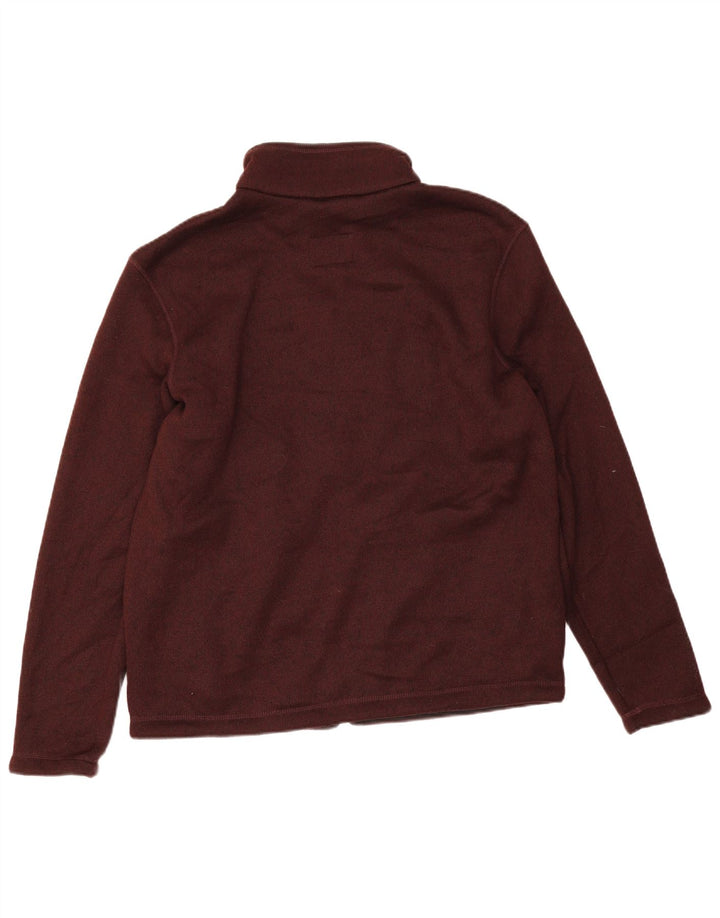 Marks & Spencer Chaqueta tipo chándal Sherpa para hombre Poliéster burdeos medio