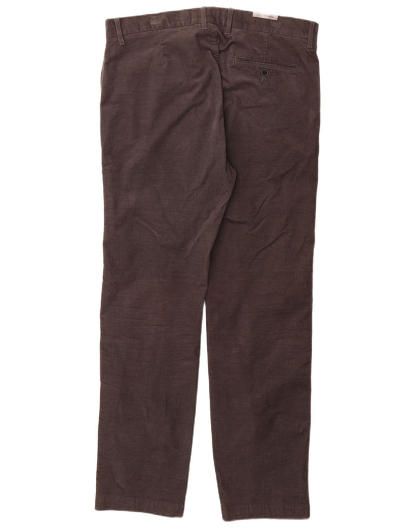 Marks & Spencer Pantalones chinos rectos para hombre W34 L31 Algodón marrón