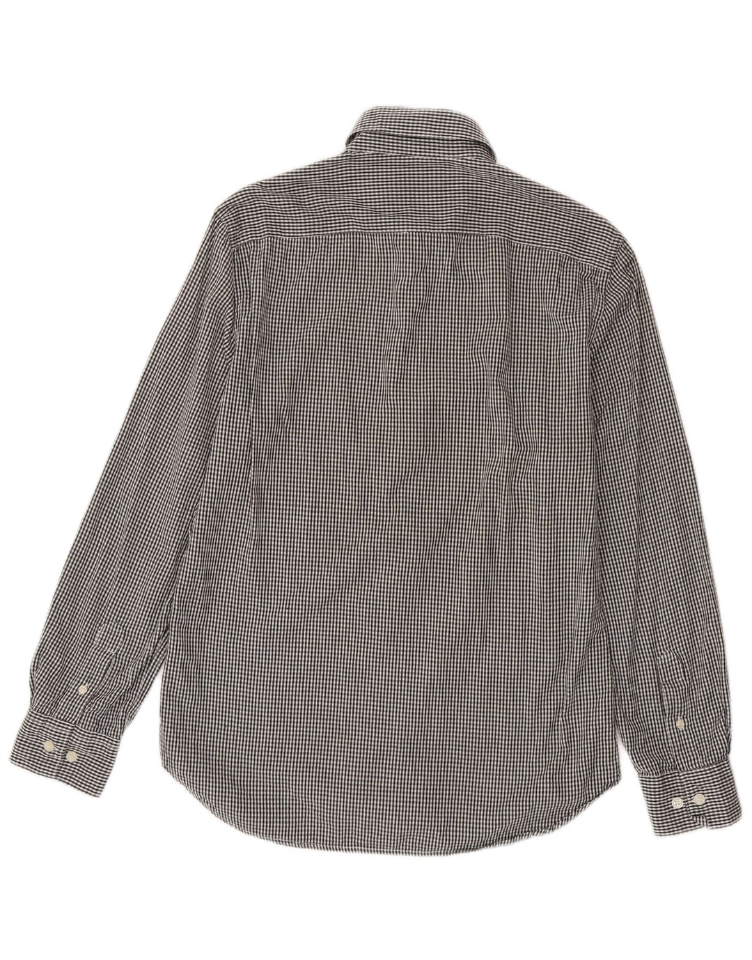 Camisa de hombre French Connection de algodón a cuadros gris medio