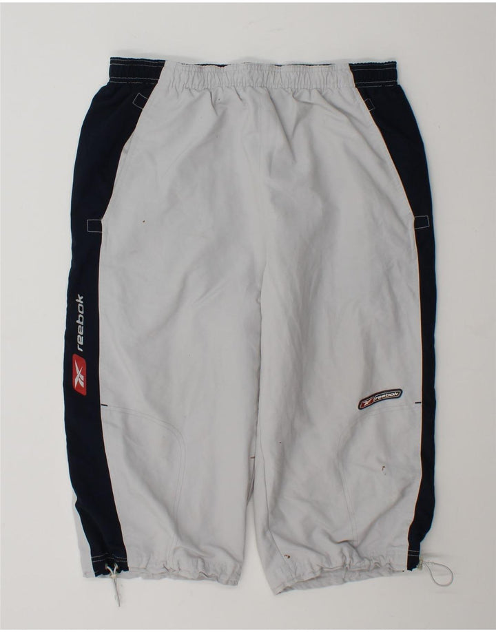 Bermudas deportivas Reebok Hombre Gris medio Colorblock Poliéster