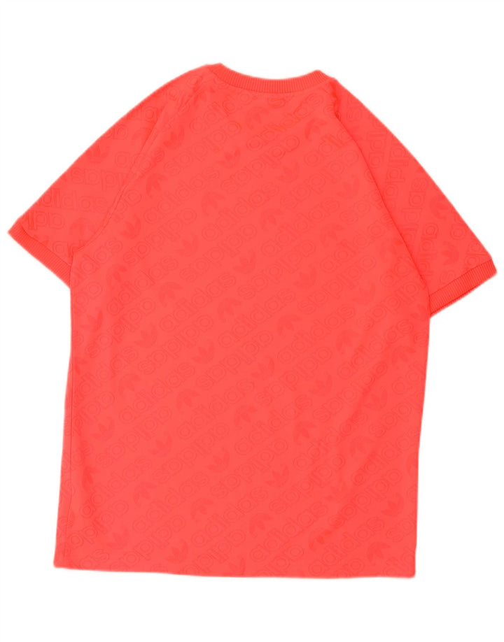 Adidas - Camiseta gráfica para hombre, talla pequeña, poliéster rosa