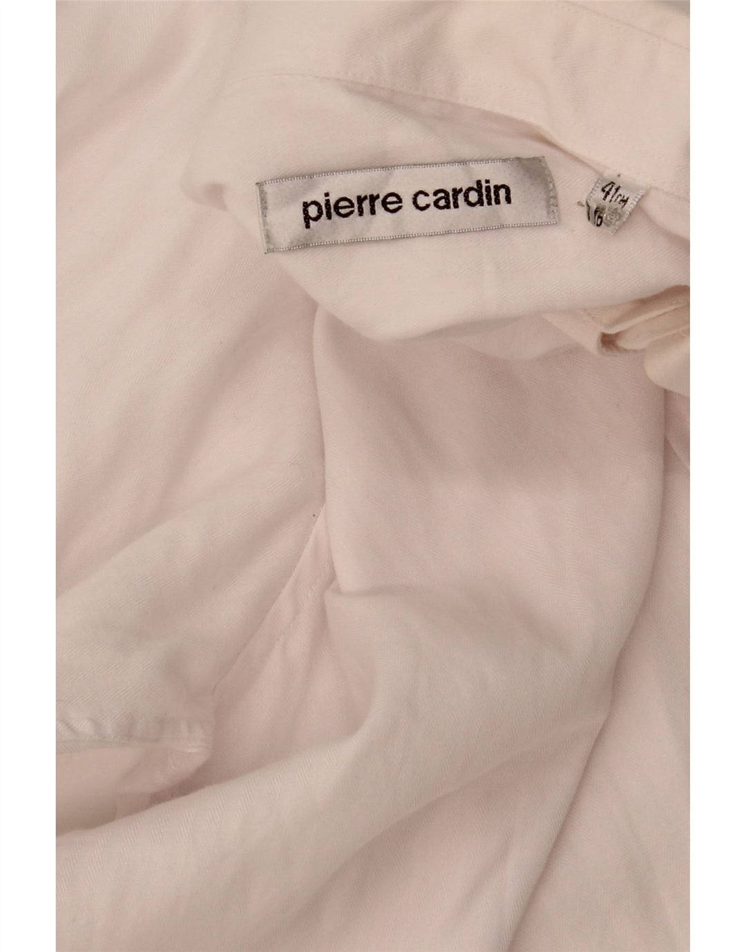 Pierre Cardin Camisa Hombre Talla 41 16 Grande Algodón Blanco