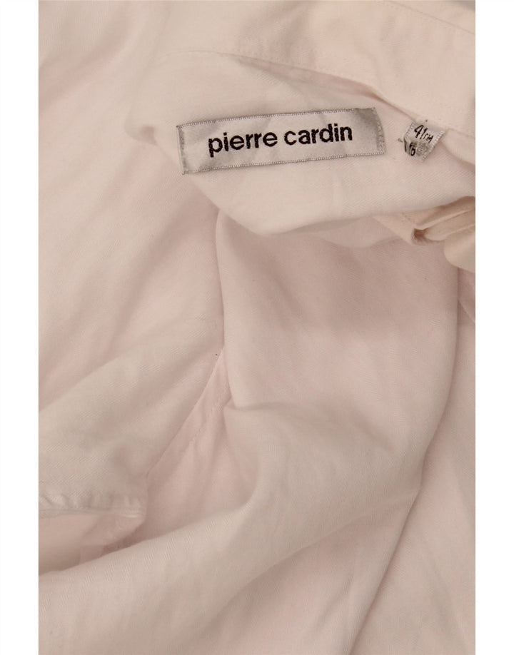 Pierre Cardin Camisa Hombre Talla 41 16 Grande Algodón Blanco
