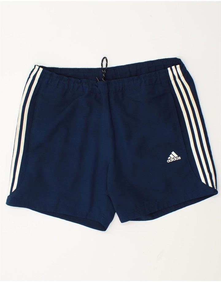 Adidas Mens Climalite Sport Shorts Grande Azul Marino Poliéster