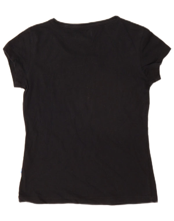 Adidas Camiseta gráfica para mujer Top UK 8 Small Black