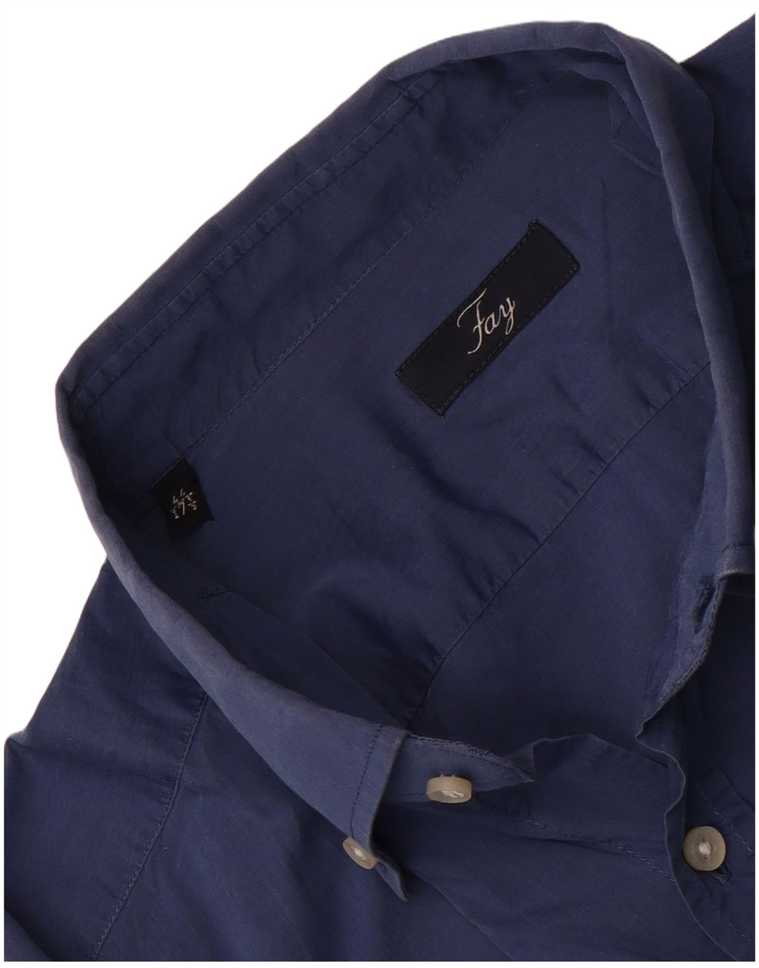 Camisa Fay Hombre Talla 44 17 1/2 XL Azul