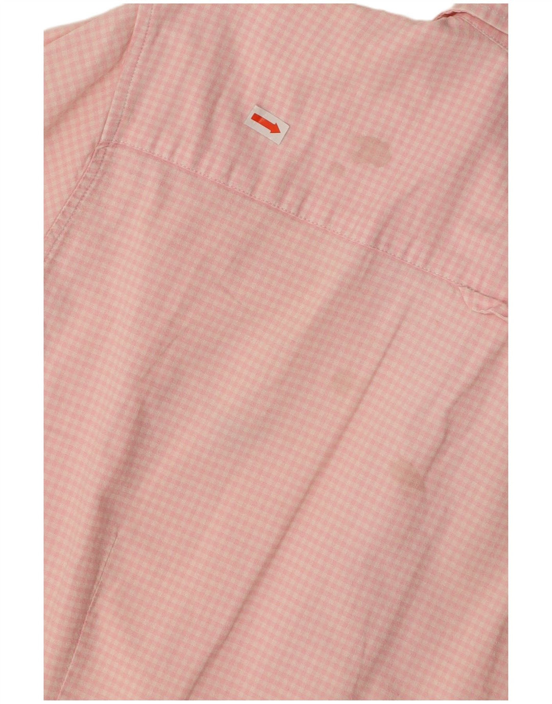GANT Camisa de manga corta para mujer UK 40 Large Pink Gingham