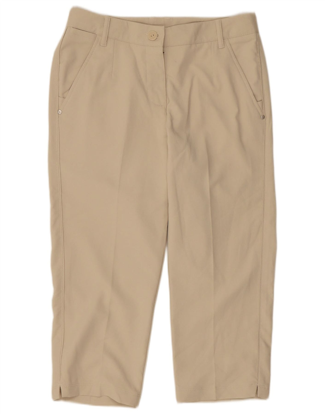 Pantalón Capri Mujer Puma W28 L20 Poliéster Beige