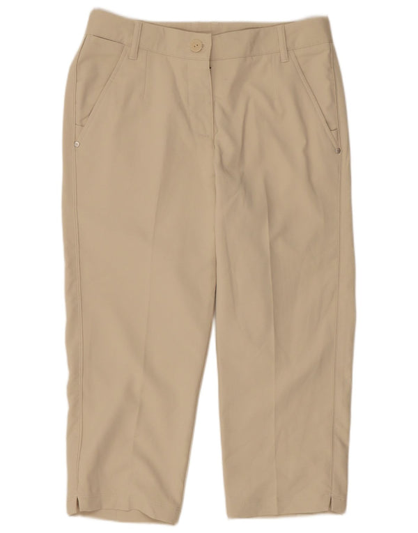 Pantalón Capri Mujer Puma W28 L20 Poliéster Beige