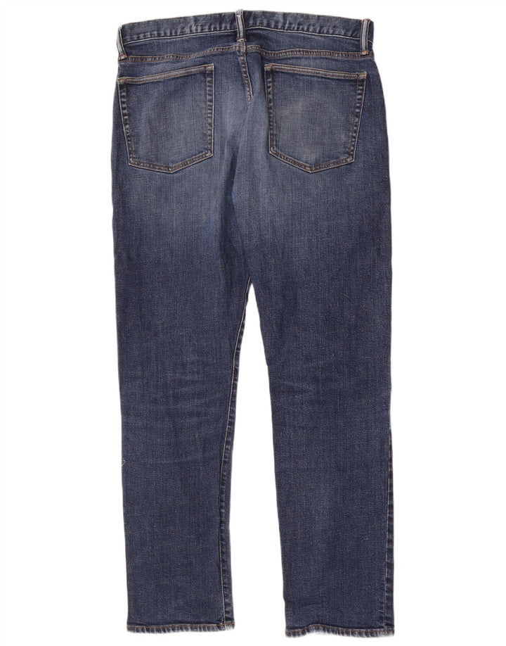 Vaqueros ajustados desgastados para hombre Gap W34 L32 Algodón azul