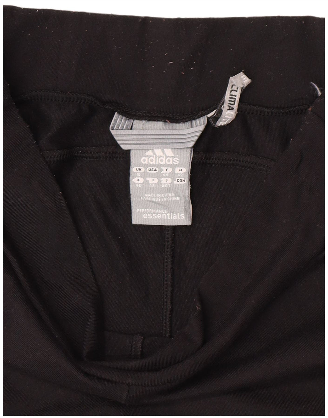 Adidas - Leggings capri Climalite para mujer, talla 40, color negro