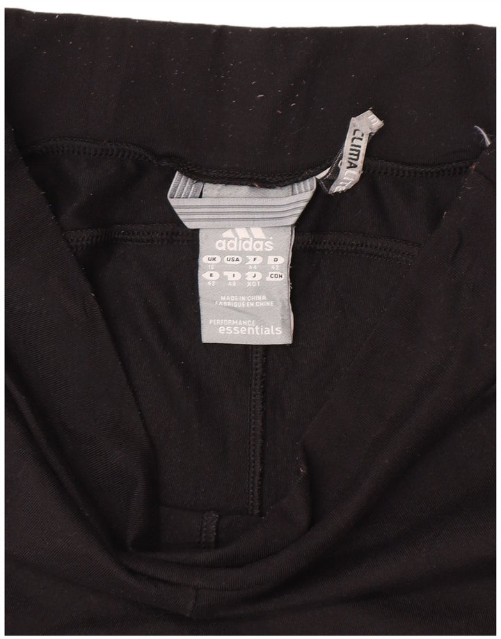 Adidas - Leggings capri Climalite para mujer, talla 40, color negro