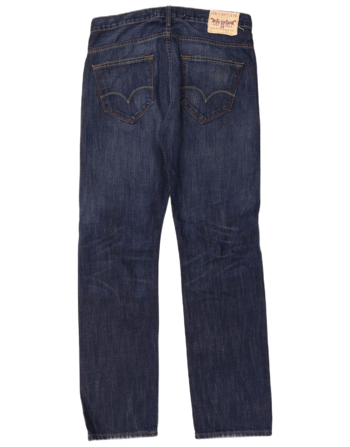 Levi's Vaqueros rectos 504 para hombre W33 L32 Algodón azul