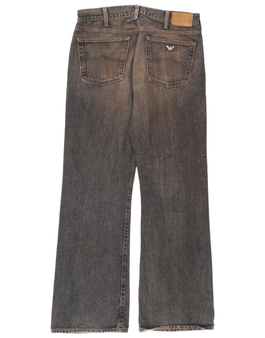 Vaqueros Armani Mujer Bootcut W34 L32 Algodón Azul Marino