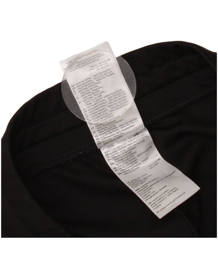 Reebok Pantalones De Chándal Gráficos Para Hombre Pequeños Poliéster Negro