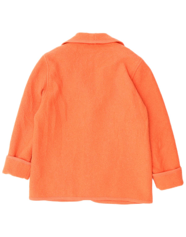 Vintage mujer 3 botones Blazer chaqueta Reino Unido 16 rosa grande