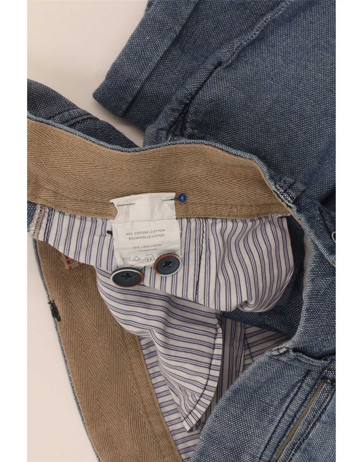Refrigiwear Pantalones cortos chinos regulares para mujer W30 Algodón azul medio