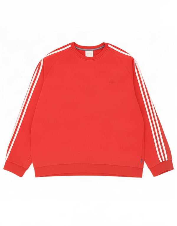 Sudadera Adidas Hombre Jumper 2XL Algodón Rojo