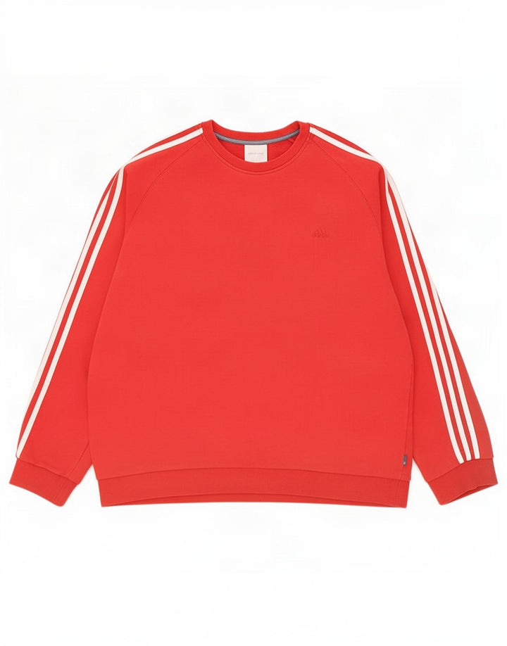 Sudadera Adidas Hombre Jumper 2XL Algodón Rojo