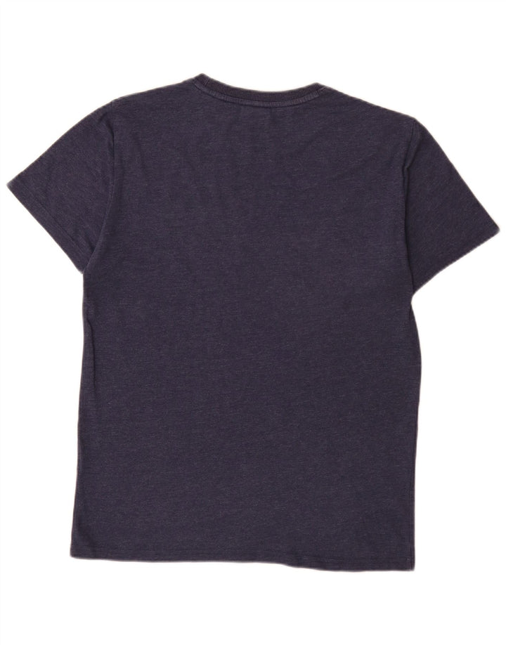 Superdry Camiseta con gráfico gráfico para hombre, talla grande, azul marino