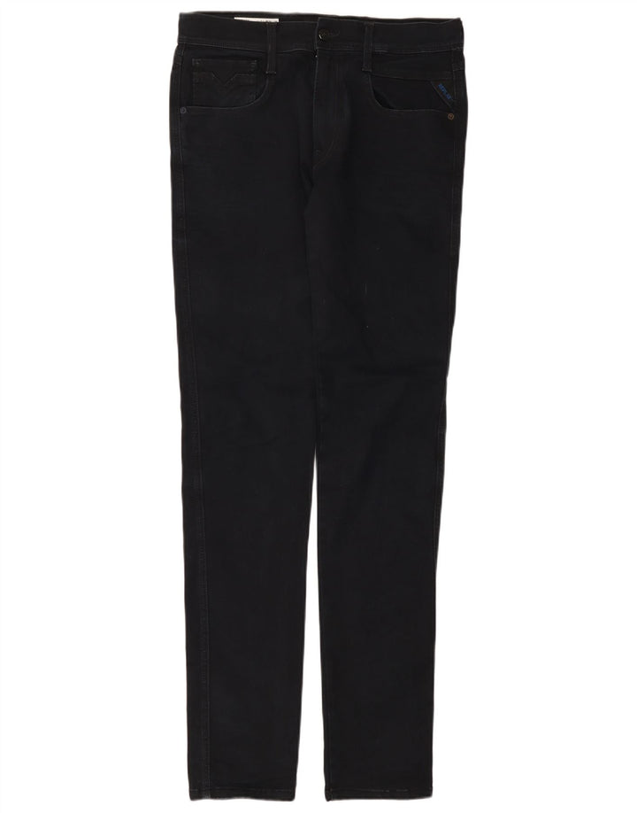 Vaqueros ajustados para hombre Replay W31 L34 Algodón azul marino