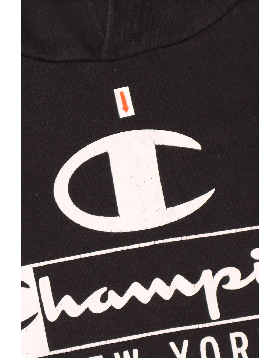 CHAMPION Jersey con capucha gráfico New York para hombre 2XL Algodón negro