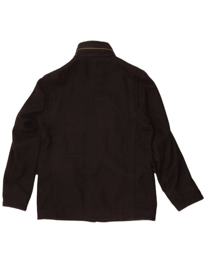 Quiksilver Chaqueta utilitaria para hombre UK 38 Medium Black Wool