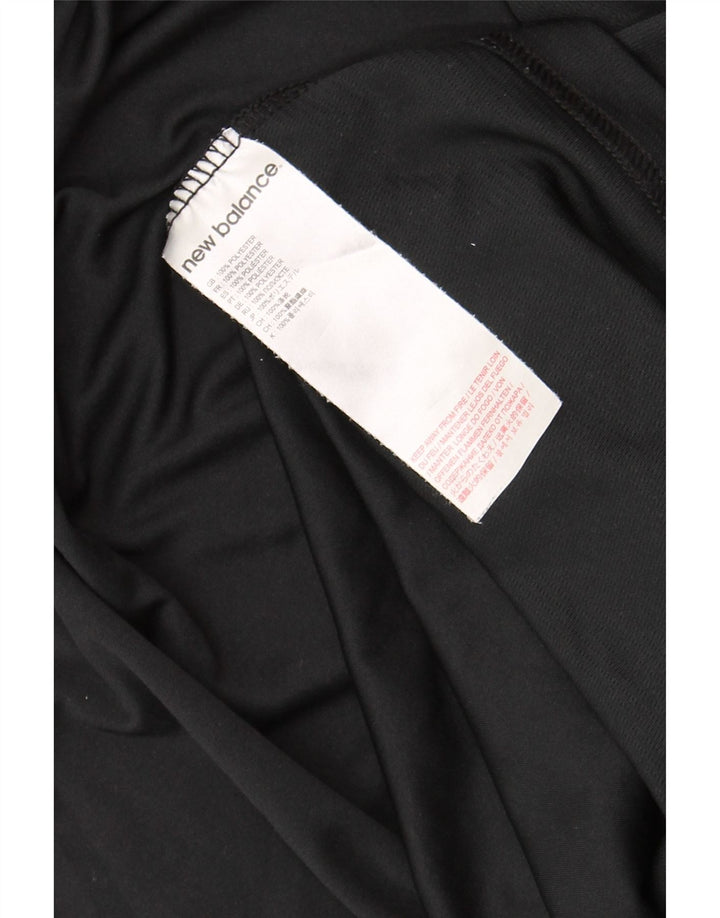 NEW BALANCE Camiseta gráfica para hombre Top Medium Black Poliéster