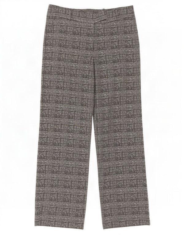 Marks & Spencer Pantalones de traje para mujer UK 40 Large W34 L32 Grey Check