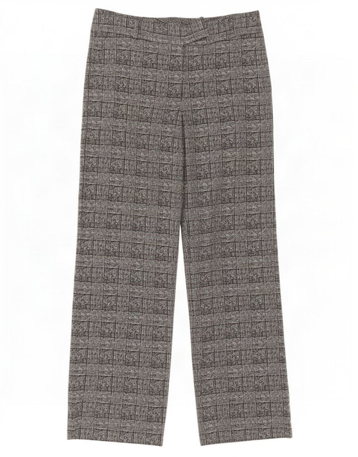 Marks & Spencer Pantalones de traje para mujer UK 40 Large W34 L32 Grey Check