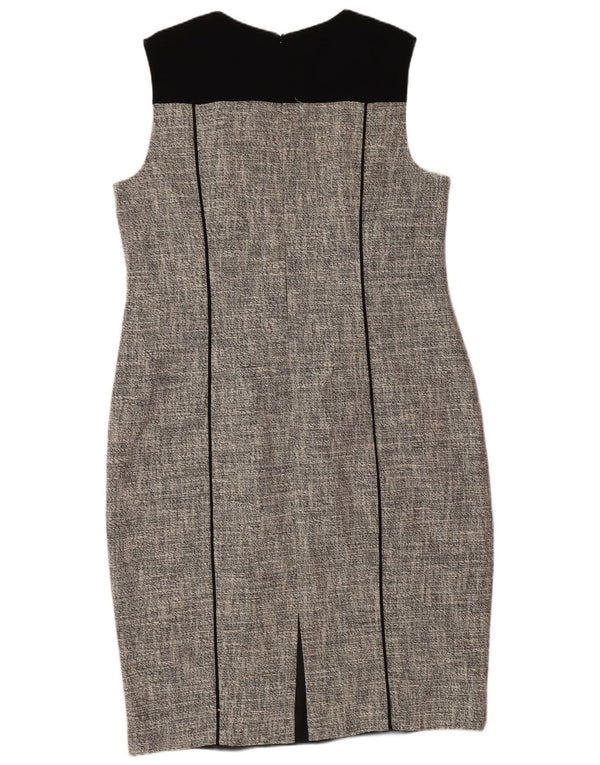 L.K. Bennett Vestido tubo sin mangas para mujer UK 40 XL Bloque de color gris