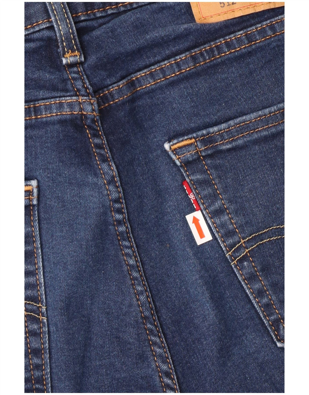 Levi's Hombre 512 Slim Tapered Jeans W32 L31 Algodón Azul
