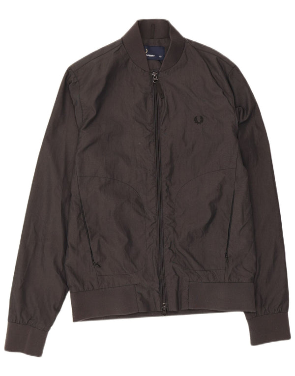 Fred Perry Chaqueta Bomber para Hombre ES 34 XS Gris Poliamida