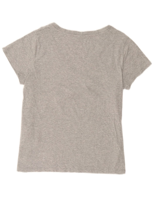 Levi's Camiseta para mujer Top UK 44 Grande Algodón moteado gris