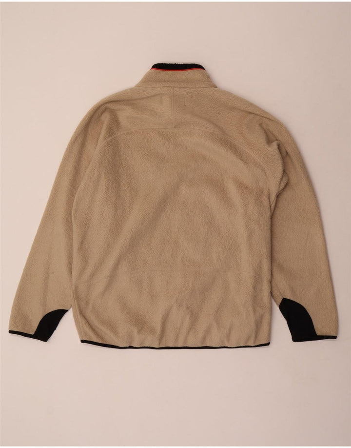 Fila Chaqueta polar para hombre UK 44 2XL Beige Poliéster