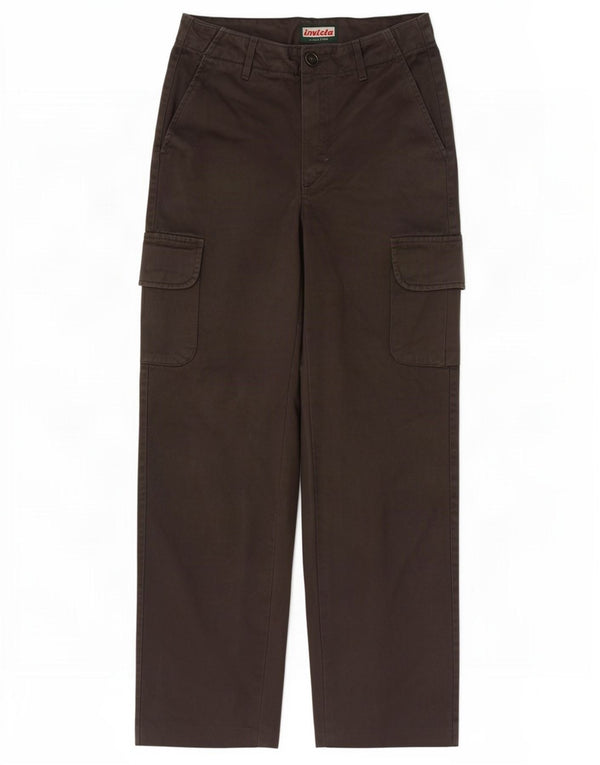 Invicta Pantalones cargo de corte holgado para mujer IT 40 Small W28 L26 Marrón