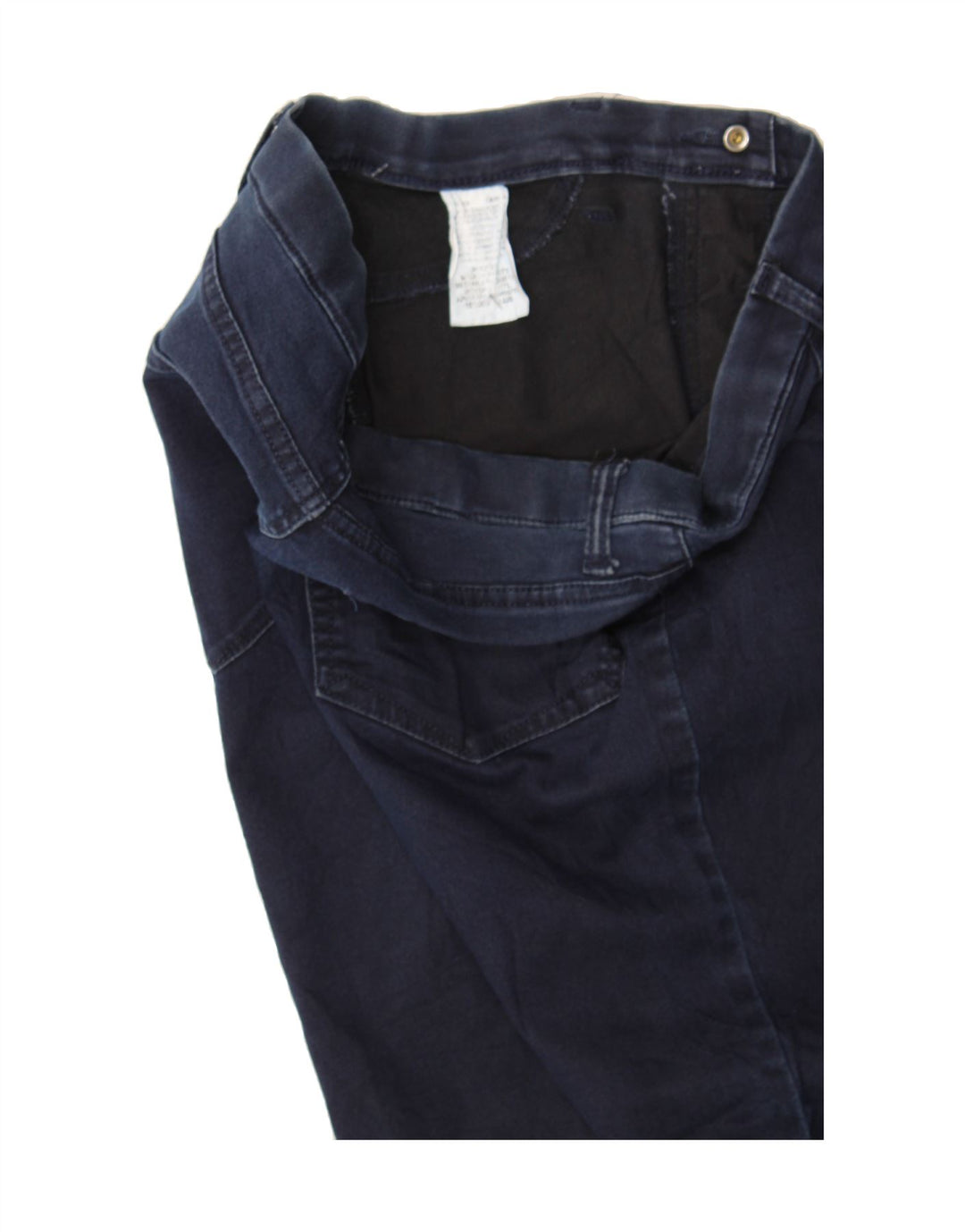 LEE Womens Petite Crop Slimming Jegging Jeans Medium W30 L25 Navy Blue Vintage Lee and Second-Hand Lee from Messina Hembry 