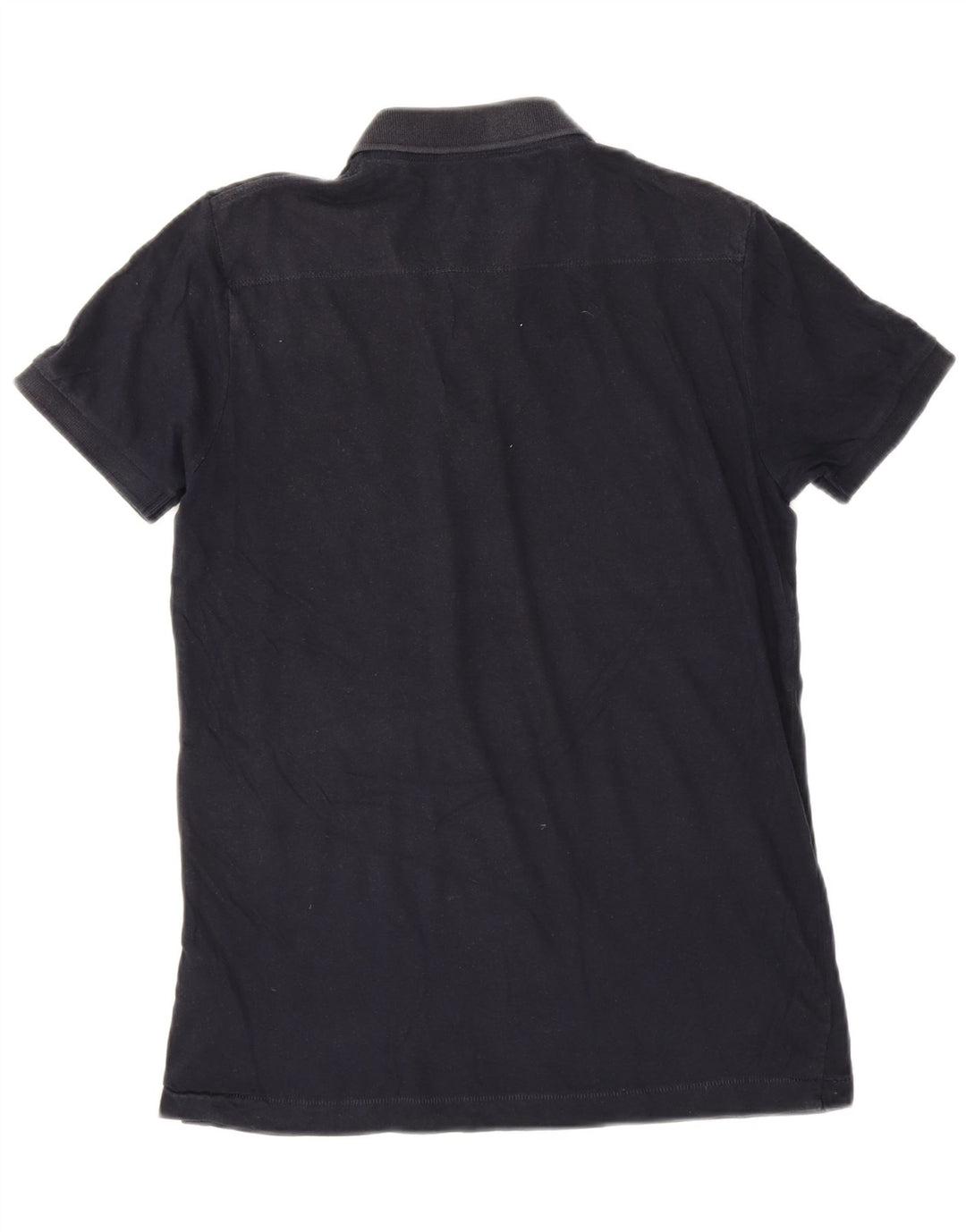 French Connection Polo para hombre pequeño de algodón azul marino