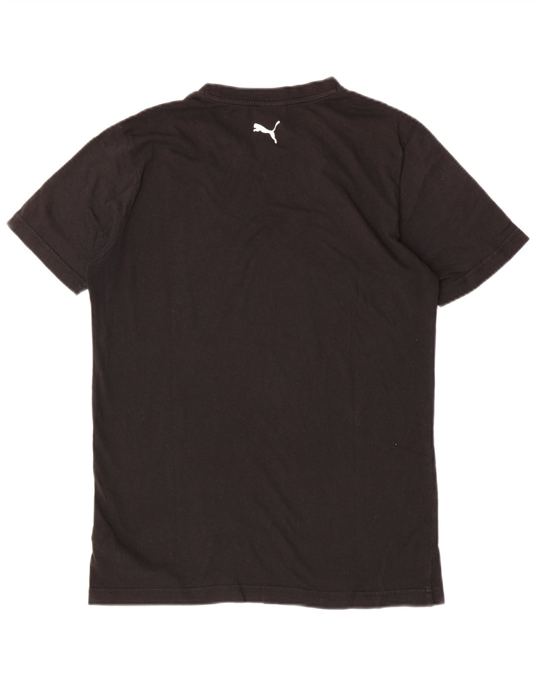 Puma - Camiseta gráfica para hombre, talla pequeña, algodón negro