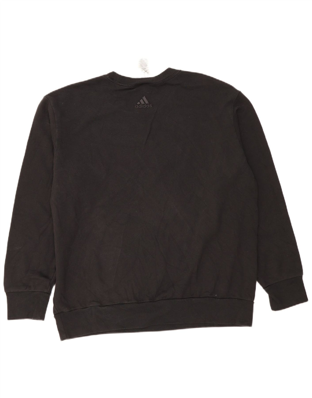 Adidas Hombre Sudadera Gráfica Jumper XL Algodón Negro