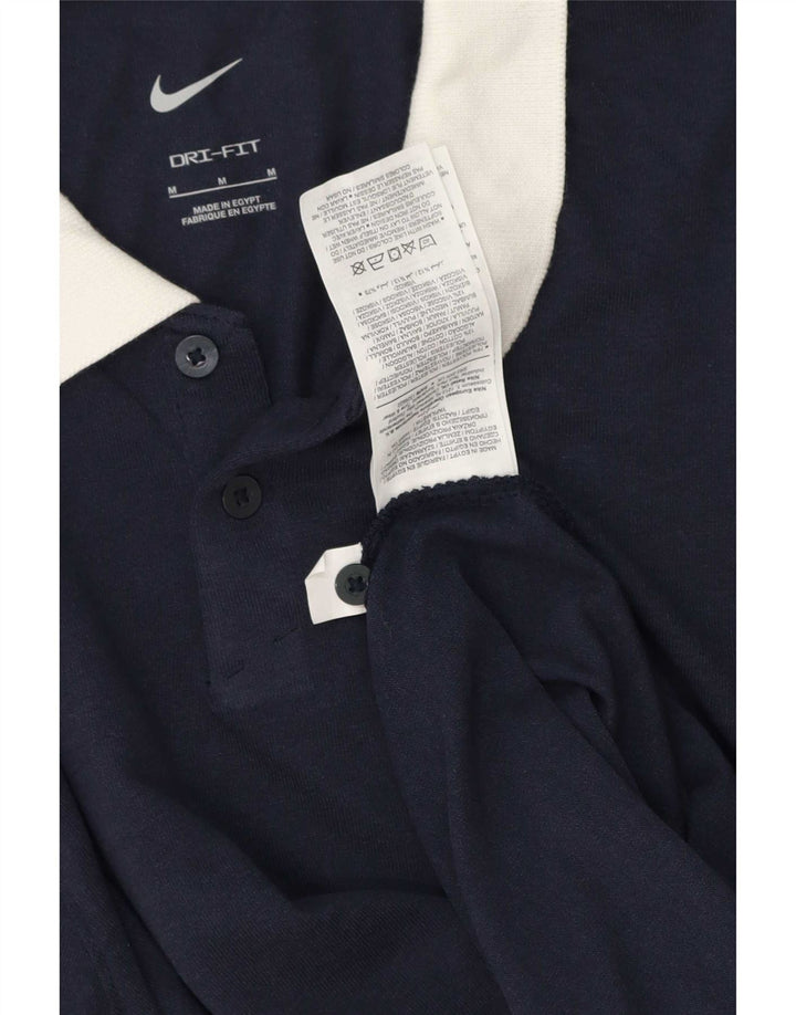 Nike Polo Rugby Hombre Mediano Azul Marino Poliéster