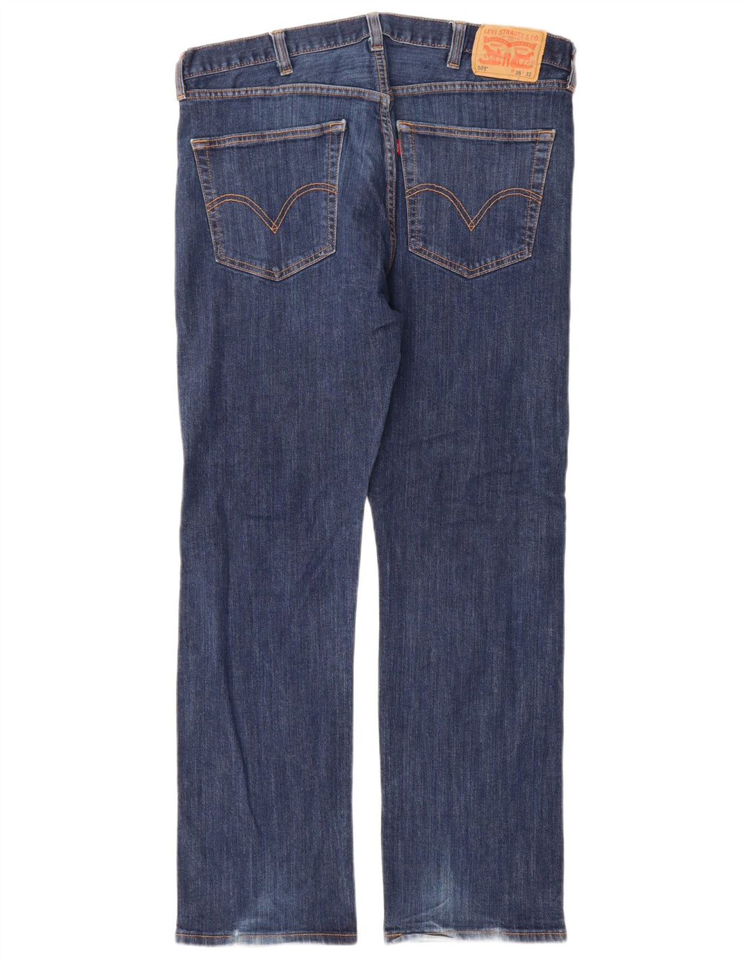 Levi's Vaqueros rectos 501 para hombre W38 L32 Algodón azul marino