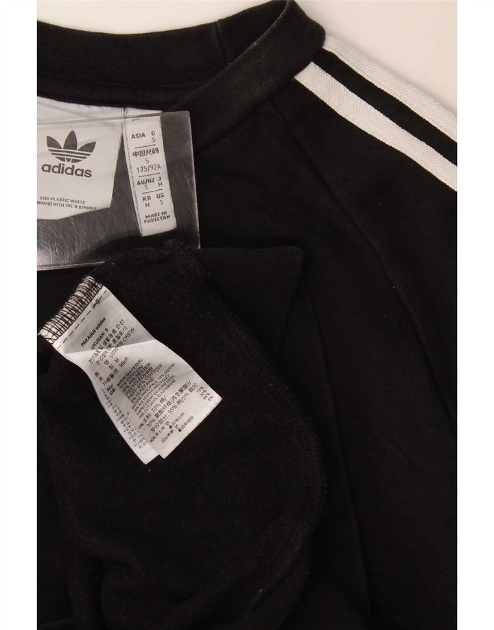 Adidas Hombre Sudadera Jumper Small Negro Algodón