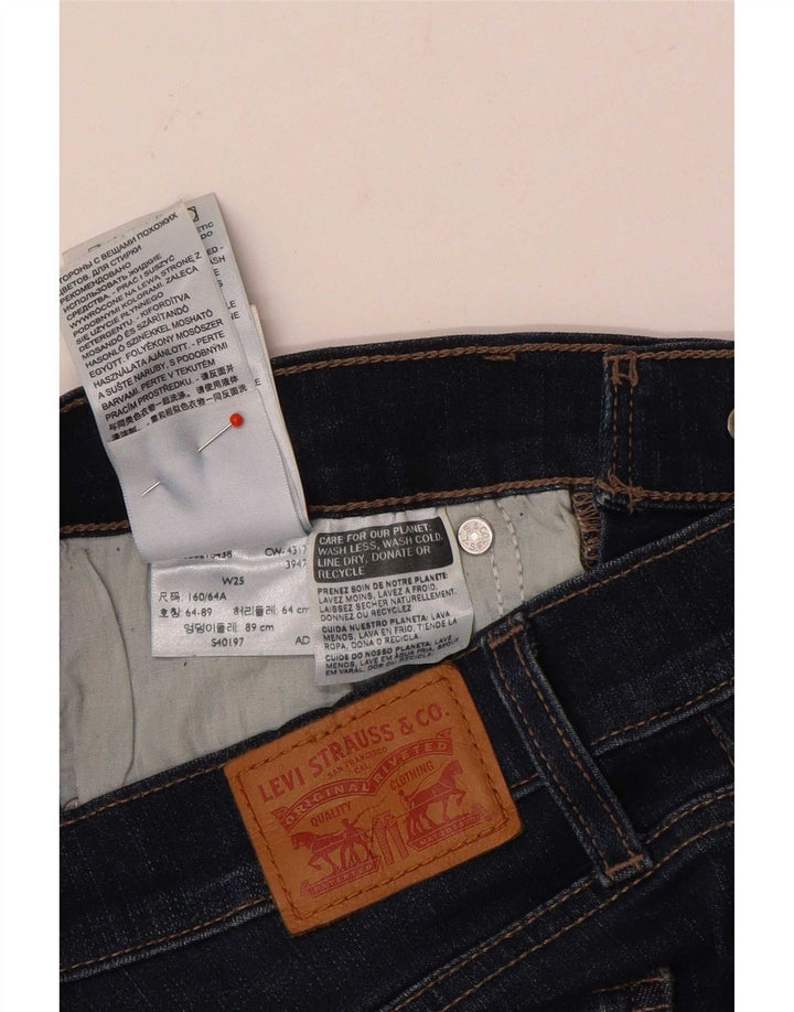 Levi's Shorts Vaqueros Mujer W25 XS Algodón Azul Marino
