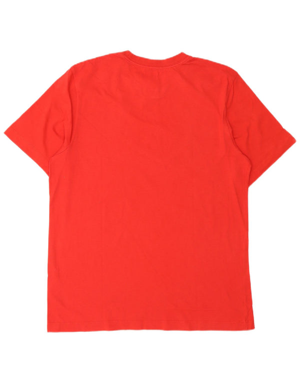 NIKE Camiseta gráfica para hombre Top Medium Red Cotton