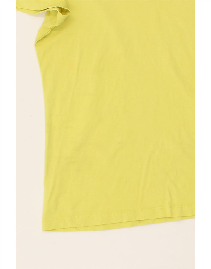 PUMA Womens T-Shirt Top UK 14 Medium  Yellow Vintage Puma and Second-Hand Puma from Messina Hembry 